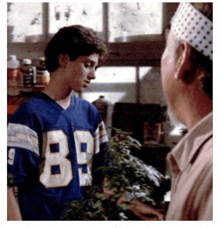 89 chargers jersey karate kid