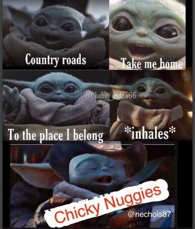 Baby Yoda Meme Chicky Nuggies And Choccy Milk A Baby Yoda Stan Account An Image ged Most Interesting Baby Yodababy Yodachicken Nuggetsmemes