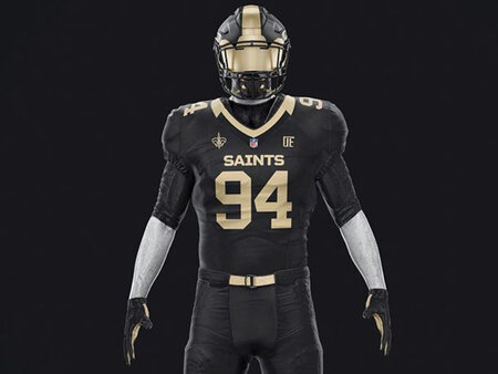 Saints wearing white jerseys, gold pants to close 2020 regular season