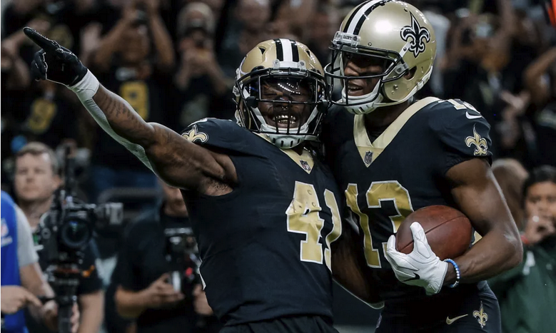 Kendre Miller makes highlight catch for New Orleans Saints