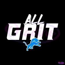 All Grit Detroit Lions Football Logo SVG