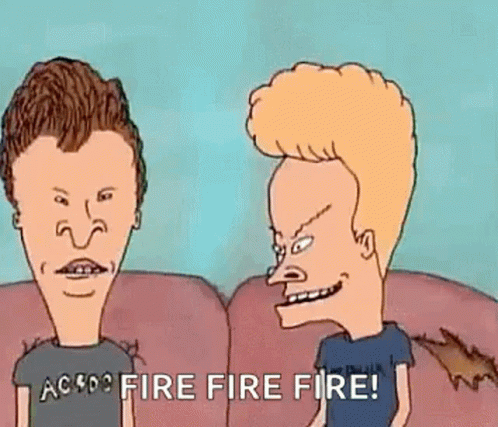 Beavis and Butthead #4 Fire!.gif