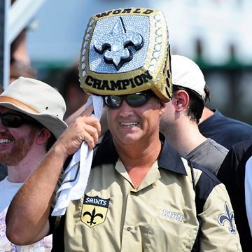 saints super bowl hat