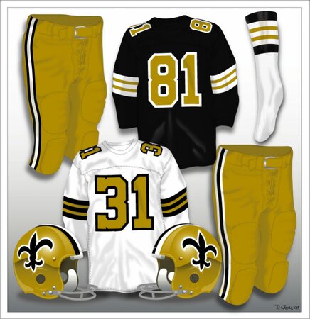 New Orleans Saints Uniform - 1967-1968.jpg