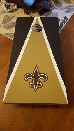 New Orleans Saints Cornhole Boards  New Orleans Saints 