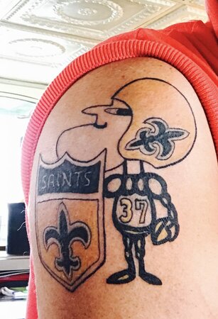 New Orleans Saints most dedicated fan going for a world record  Louisiana   ktbscom