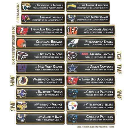 2018 Schedule Wallpapers  New Orleans Saints  SaintsReport.com