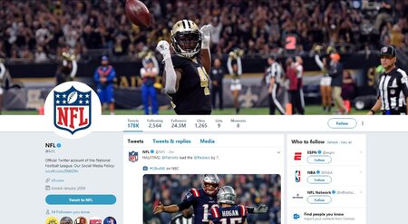 Kamara on NFL Twitter Header.JPG