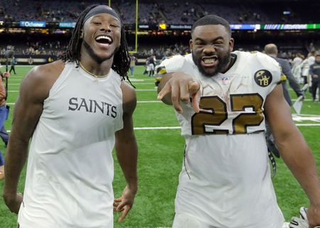 Saints' Mark Ingram, Alvin Kamara call Eagles 'fraudulents' for