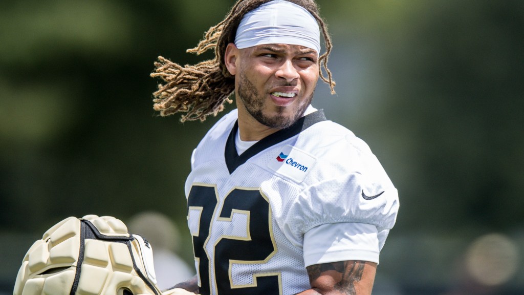 Tyrann Mathieu and other members of the Saints showed their