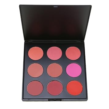 Amazon.com : Blusher Palette, Vodisa 9 Color Natural Make Up ...