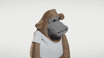 PG Tips Monkey – not amused – GIFVILLE